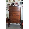 Image 1 : 1930s-1940s SOLID MAHOGANY HIGHBOY #1046481