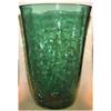 Image 1 : Emerald Green Blenko Fluted Vase #1046559