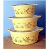 Image 1 : Three (3) Pyrex Casseroles w/lids #1046710