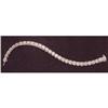 Image 1 : 8.57 carats DIAMOND TENNIS BRACELET sparkling #1046791