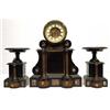 Image 1 : French 3 Piece Clock Set L. Cerf #1047062