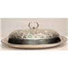 Image 1 : Silverplate Covered Meat Platter #1047067