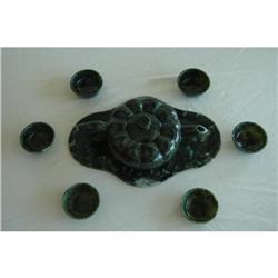 Chinese Green Hardstone Tea-Set #1053838