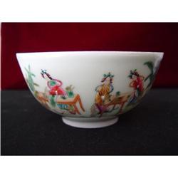 CHINESE ENAMEL ON PORCELAIN BOWL #1053842