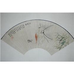 20th Century Chinese Fan Painting #1053848