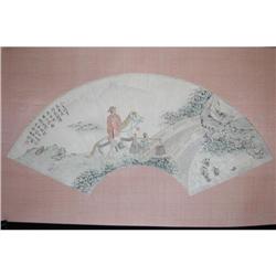 20th Century Chinese Fan Painting #1053857