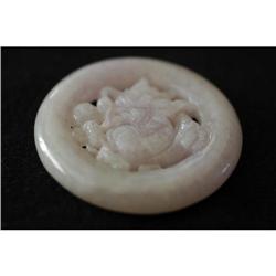 Carved chinese white jade #1053887