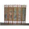 Image 1 : 5 pcs folding screen w/calligraphy and painting#1054027