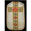 Image 1 : Damask Chasuble with Cross-Stitch Embroidery #1054068