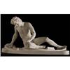 Image 1 :   Biscuit Porcelain Figure of The Dying Gaul #1054078