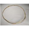 Image 1 : 14K Two-Tone Gold Woven Cable Snake Chain #1054106