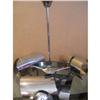 Image 1 : 1960?s curled chrome chandelier  #1054215