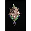 Image 1 :  Diamond and Enamel flower Brooch/Pin #1054373