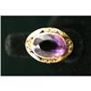 Image 1 : Amethyst and 14K Antique ring #1054406