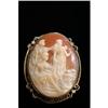 Image 1 : Magnificent Cameo of Muses set in 14K White #1054410