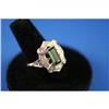 Image 1 : 18K Antique Diamond and Tourmaline Dinner Ring #1054432