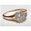 Image 1 :  DIAMOND RING HEART STYLE gold ! 0.35 carats #1054534