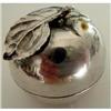 Image 1 : ANTIQUE SILVER APPLE SHAPED SNUFF BOX AUSTRIA #1054593