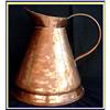 Image 1 : ANTIQUE WINE FLAGON JUG OLD RED COPPER F WINERY#1054633