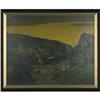 Image 1 : Oil on canvas landscape painting entitled ?The #1067707