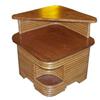 Image 1 : Godfather Style Rattan Corner Table (modern) #1068027