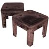 Image 1 : Pair of Parsons styled Stools #1068034