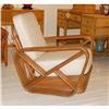 Godfather styled rattan lounge chair (tropical)#1068058