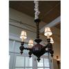 Image 1 : Hand turned carved chandelier #1068344