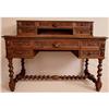 Image 1 : 1880s French Oak Hunting Desk #1068452