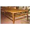 Image 1 : Day Bed Cane Top Oak Legs and Frame Glass #1068508