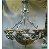 Image 1 : Ten tulips alabaster stone chandelier #1068522