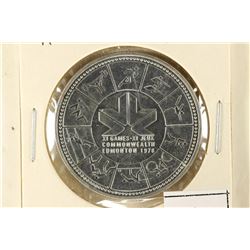1978 CANADA XI GAMES SILVER DOLLAR BRILLIANT UNC