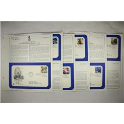 6 ASSORTED 1ST DAY ISSUE ENVELOPES WITH STAMPS