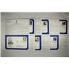 Image 1 : 6 ASSORTED 1ST DAY ISSUE ENVELOPES WITH STAMPS