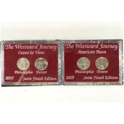 2-WESTWARD JOURNEY NICKEL SETS (UNC)