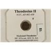 Image 3 : 402-450 A.D. THEODOSIUS II ANCIENT COIN (FINE)