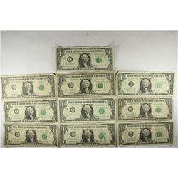 10-1963-B JOSEPH W. BARR $1 FRN'S