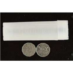 ROLL OF 32-1946 CANADA 5 CENTS
