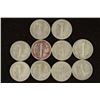 Image 2 : 10 ASSORTED 1930'S & 40'S MERCURY DIMES