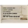 Image 3 : 2006 CANADA LUCKY LOONIE COLORIZED SILVER DOLLAR