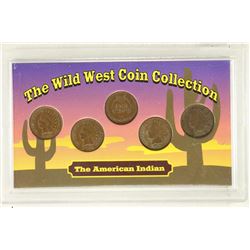 THE WILDWEST COIN COLLECTION CONTAINS: 5