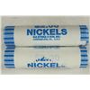 Image 1 : 2-$2 ROLLS OF 2011-P & D JEFFERSON NICKELS BU