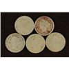 Image 1 : 1890, 92, 93, 95 & 1896 LIBERTY "V" NICKELS