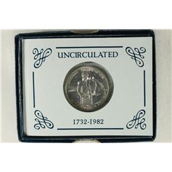 1982-D GEORGE WASHINGTON COMMEMORATIVE SILVER