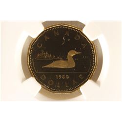 1988 CANADA LOON DOLLAR NGC PF69 ULTRA CAMEO