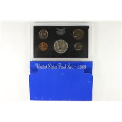 1969 US PROOF SET (WITH BOX) 40% SILVER JOHN F.