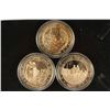 Image 1 : 3 ASSORTED 1 3/4'' BRONZE MEDALS 1863 THE TIDE
