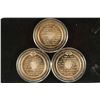 Image 2 : 3 ASSORTED 1 3/4'' BRONZE MEDALS 1863 THE TIDE