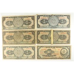 MEXICO 1943 PESO, 1950 PESO, 2-1954 PESO, 1957