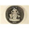 Image 2 : 1975 BAHAMAS $2 SILVER PROOF .8862 OZ. ASW